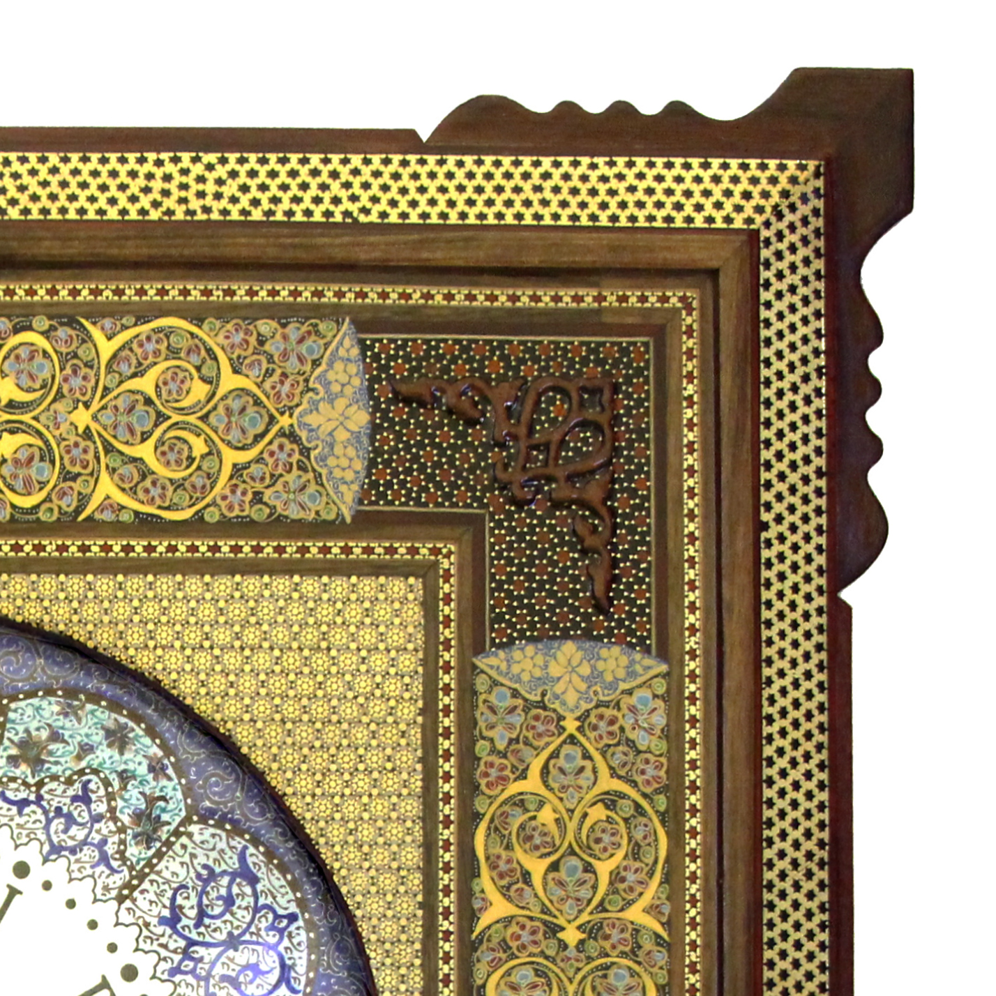 Persian Esfahan handmade - Inlayed (Khatam) and Eslimi Miniature wall ...