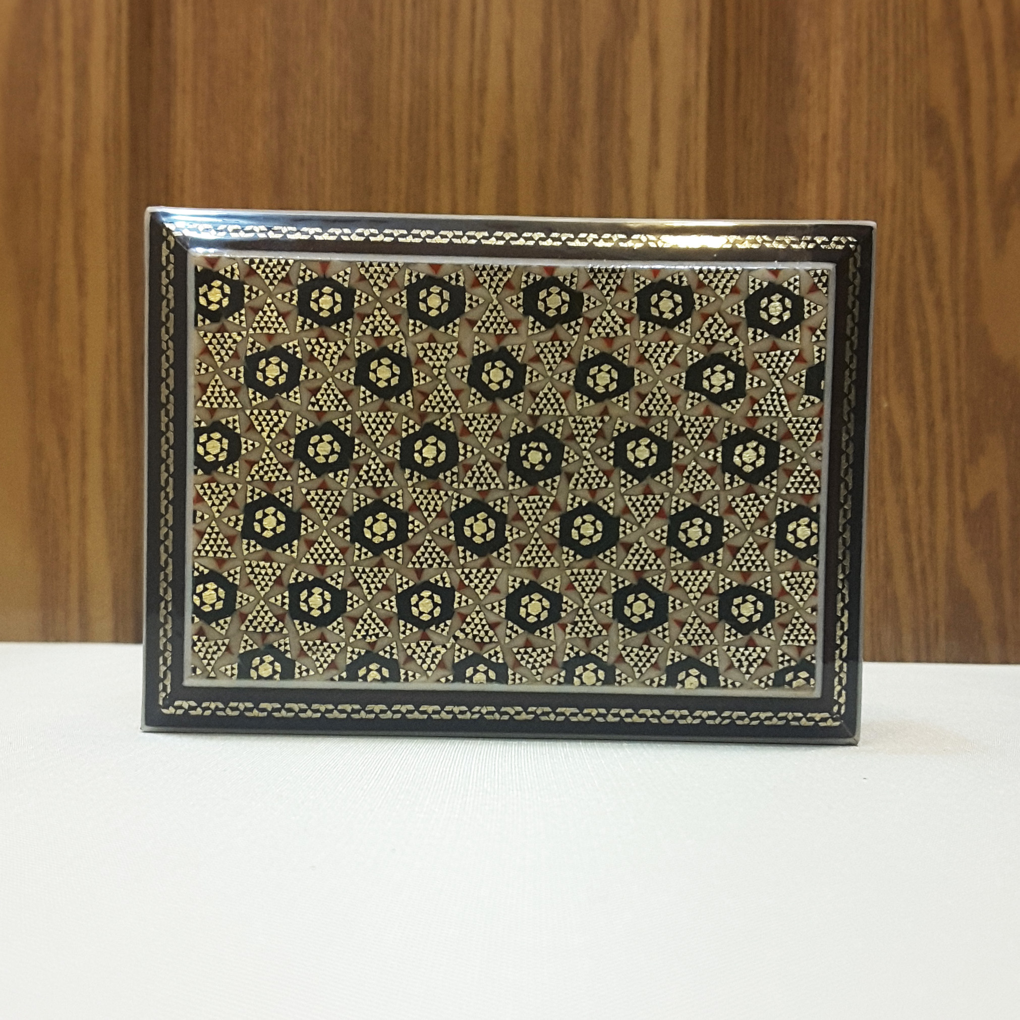 Persian inlayed Handicraft (Khatam) Box - 11 cm | Taha Handicraft Shop