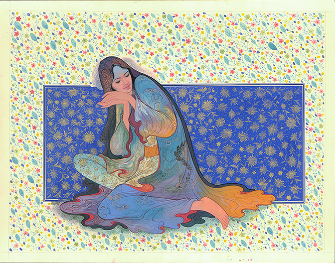 modern persian painting